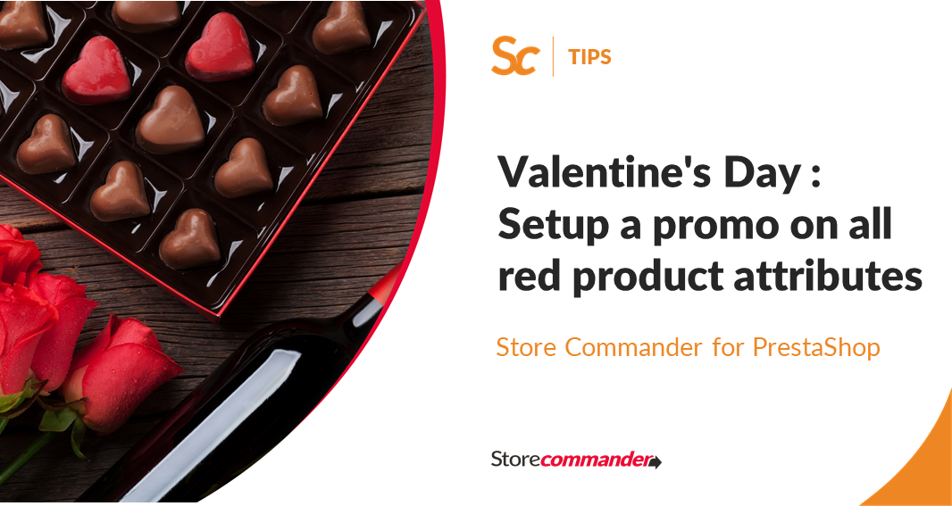 Valentines' Day: setup a promo on all red product attributes