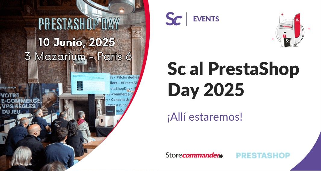 Store Commander en el PrestaShop Day París 2025: ¡allí estaremos!