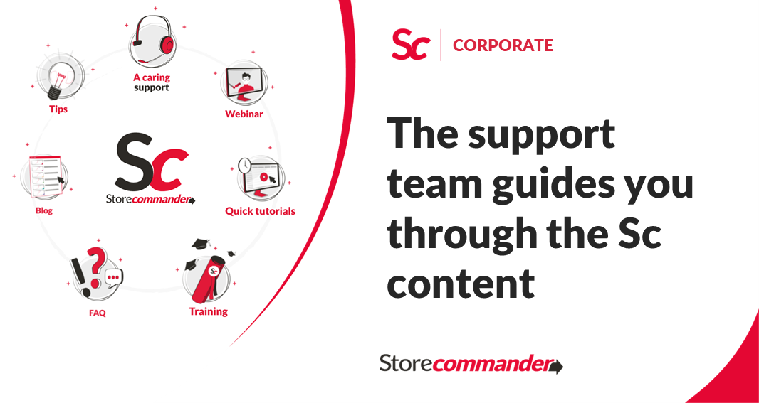 The support team guides you through the Sc content