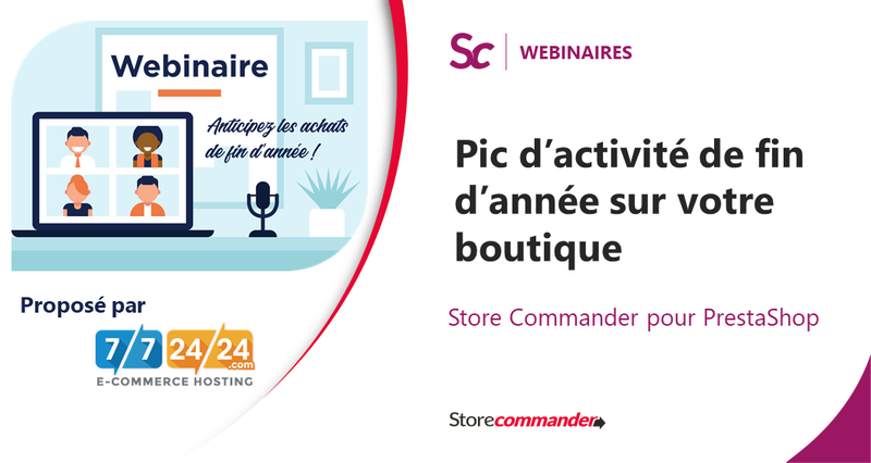 Pic d'activité de fin d'année sur votre boutique Prestashop