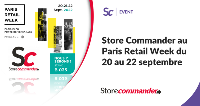 Store Commander expose au Paris Retail Week 2022 : venez à notre rencontre.